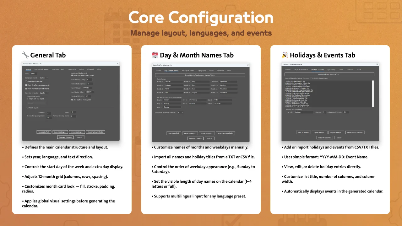 Core Configuration