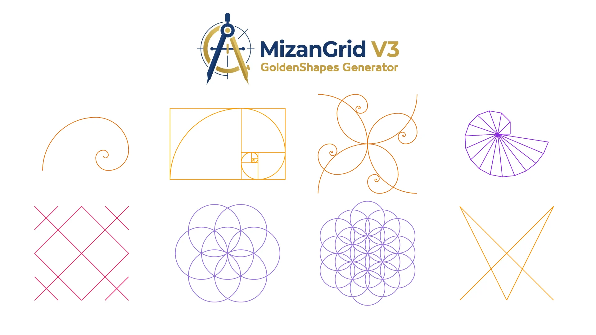 Golden Shapes Generator